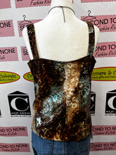 Load image into Gallery viewer, Vintage Paisley Sequin Jacket Set (Size 12)
