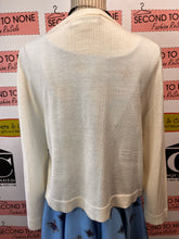 Load image into Gallery viewer, Karl Lagerfeld Cream Pearl Cardigan (Size XL)
