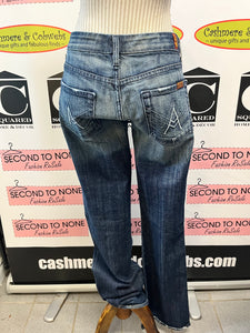 7 Brand Lowrise Boot Cut Jeans (Size 28)