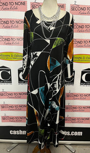 Joseph Ribkoff Abstract Dress (Size 22)