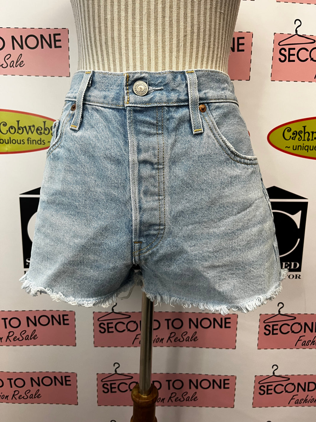 Levi's 501 Denim Shorts (Size 29W)