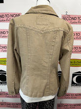 Cargar imagen en el visor de la galería, Live a Little Sparkly Denim Jacket (Size L)

