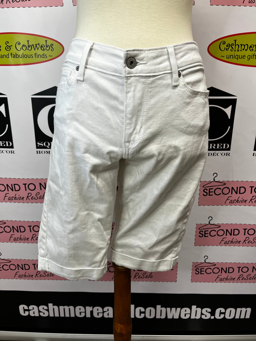 Levi's White Shorts (Size 8)