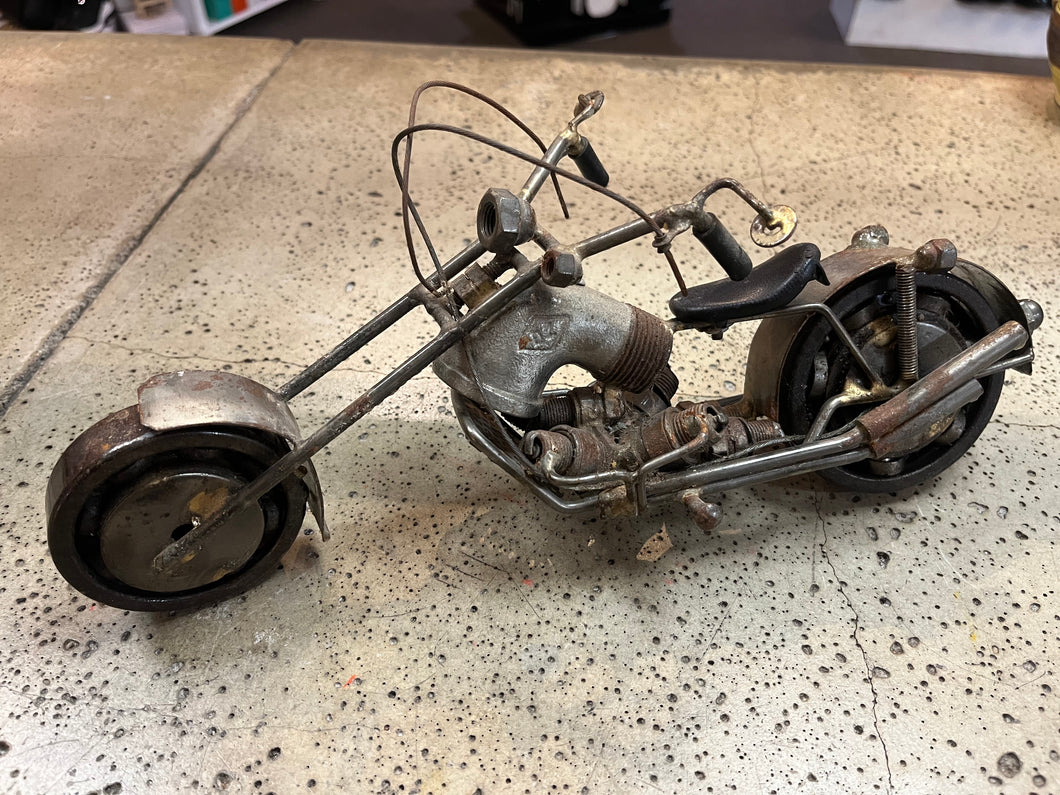 Antique Welded Motorcycle (Large)