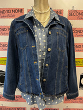 Load image into Gallery viewer, Haggar Petite Denim Jacket (Size 10P)
