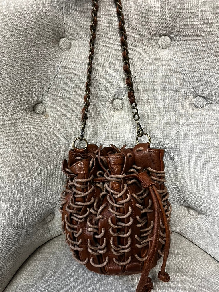 Leather Bucket Bag