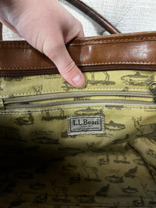 L.L.Bean Vintage Leather Tote