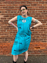 Load image into Gallery viewer, Blue Fish Summer Dress
