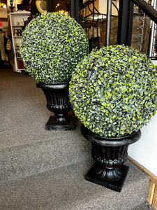 Large Faux Greenery Ball & Urn