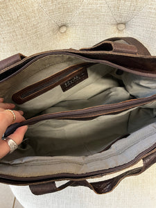 Spikes & Sparrows Leather Shoulder Bag