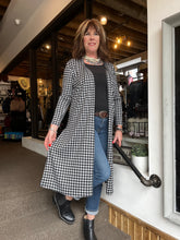 Charger l&#39;image dans la galerie, Houndstooth Long Duster
