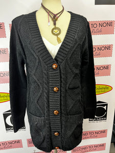 Fisherman Knit-Style Cardigan (2 Colours)