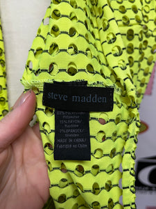 Steve Madden Neon Mesh Infinity Scarf