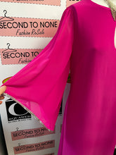 Load image into Gallery viewer, Joseph Ribkoff Chiffon Sleeve Shift Dress (Size 16)

