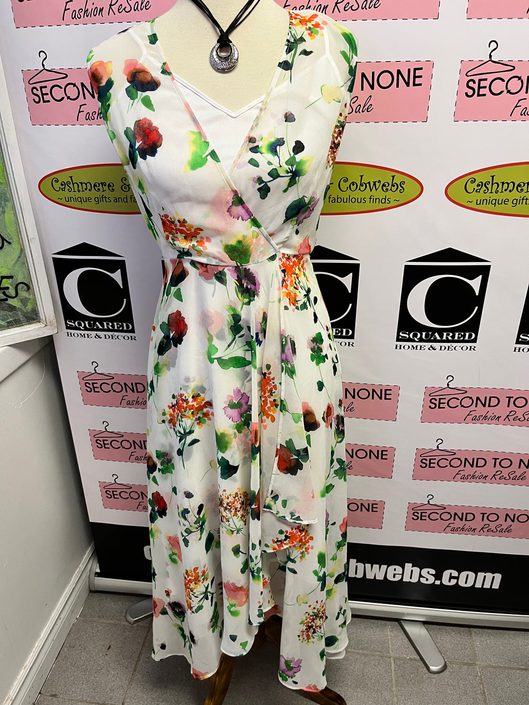 Calvin Klein Floral Dress (Size 4)