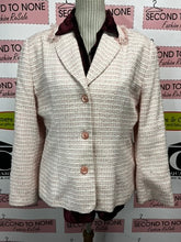 Cargar imagen en el visor de la galería, Pink Tweed-Effect Blazer (Size L)
