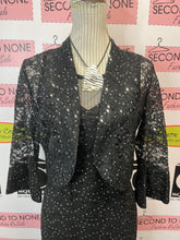 Load image into Gallery viewer, All-Over Lace &amp; Sequin Shrug
