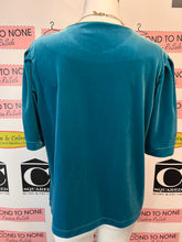 Load image into Gallery viewer, Teal Velour Tee (Size M)
