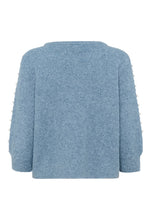 Cargar imagen en el visor de la galería, Wool Blend Pearl Sleeve Sweater (2 Colours)
