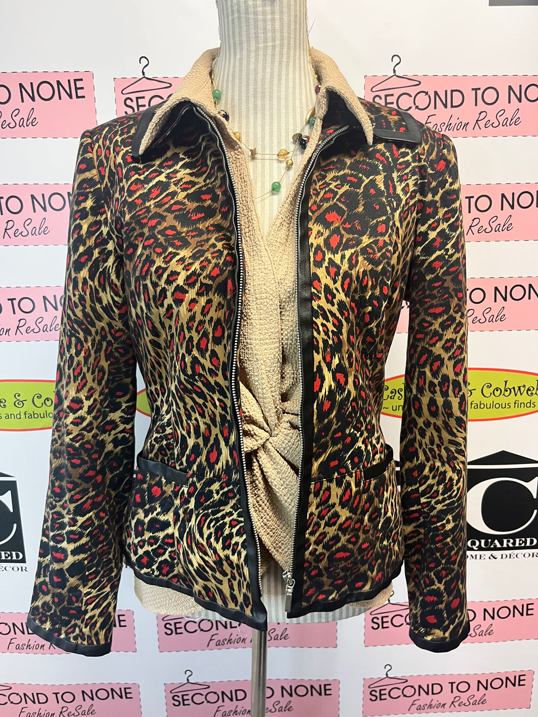 Nygard Animal Print Jacket (Size 10)