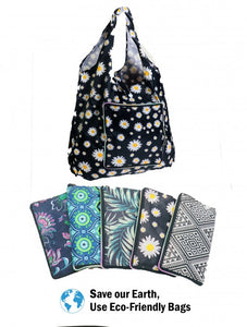 Folding Reusable Shopping Bags (17 Designs)