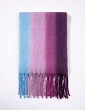 Load image into Gallery viewer, Purple/Blue Tone Blanket Scarf (Only 1 Left!)
