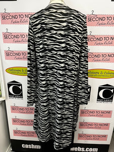 Zebra Print Cardigan (Size M)