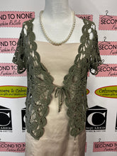 Load image into Gallery viewer, Eclipse Crochet Tie Shrug (Size M)
