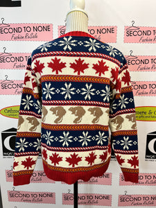100% Cotton Canadiana Fairisle Sweater