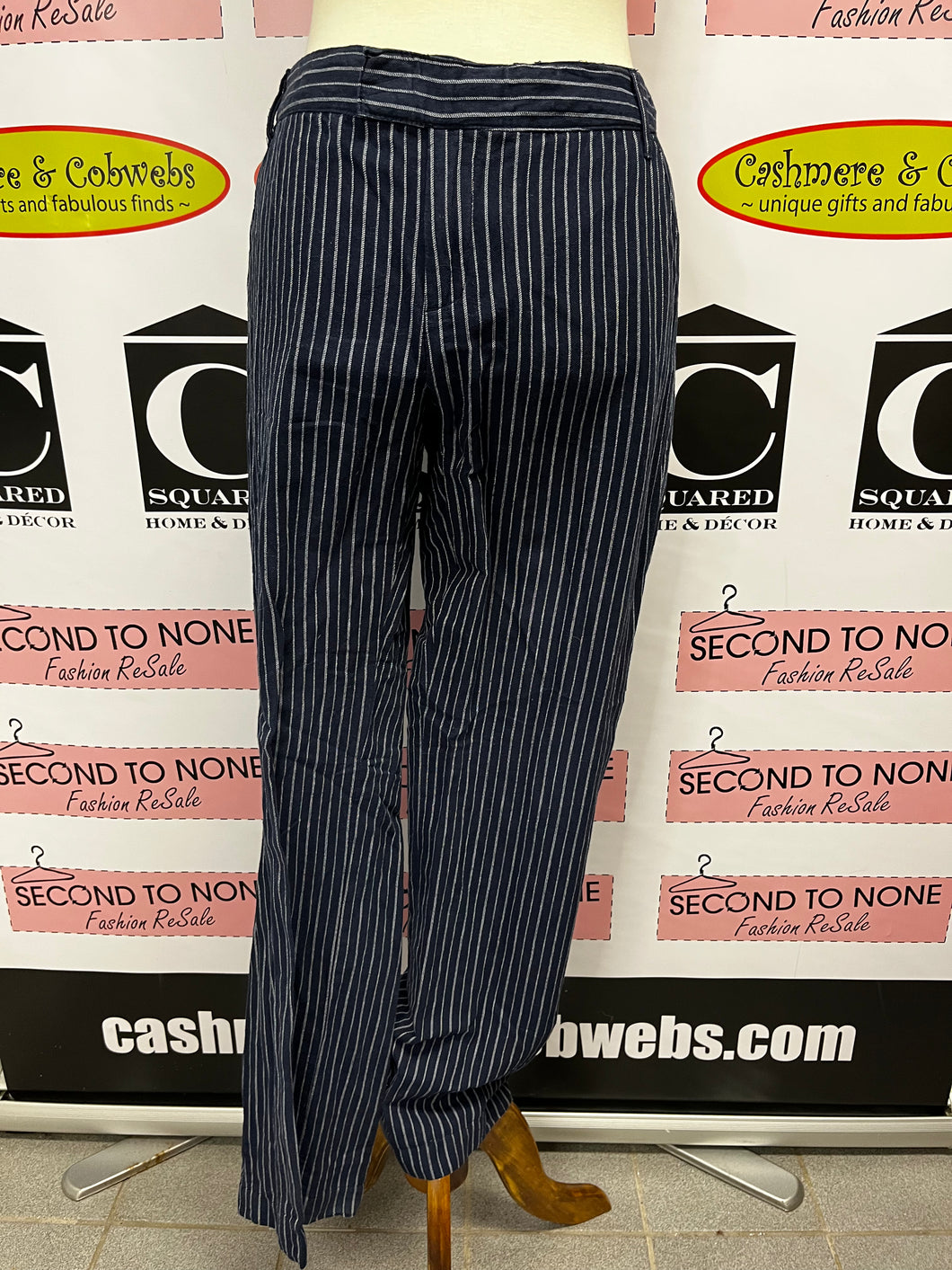 Tommy Hilfiger Striped Linen Pants (Size 10)