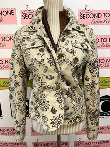 Concepts Brown Floral Jacket (Size 10)