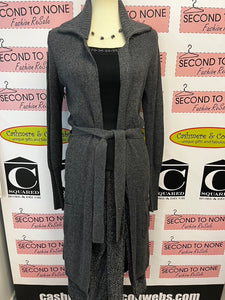 Grey Collared Cardigan (Size XS)