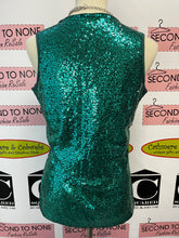 Cargar imagen en el visor de la galería, Teal Sequin Tank (Size L)
