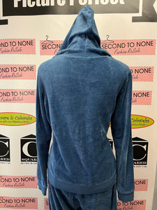 Teal Velour Track Suit (Size M)