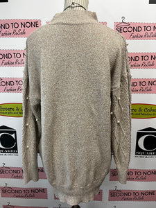 Pearl Knit Sweater (Size L)