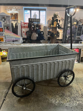 Load image into Gallery viewer, Galvanized Metal Wagon
