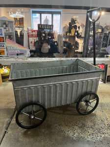 Galvanized Metal Wagon