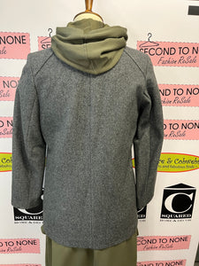 Grey Pea Coat (Size S)