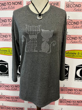 Load image into Gallery viewer, Bling Cat Long Sleeve T-Shirt (Size M)
