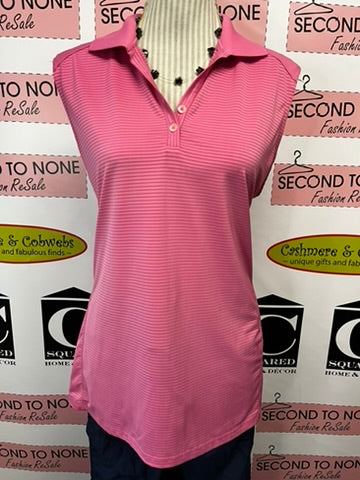 Lopez Pink Stripe Active Tank (Size XL)