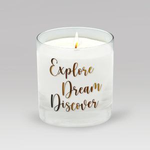 Glass Jar Soy Candles With Sayings (3 Different Sayings)