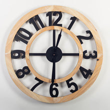 Cargar imagen en el visor de la galería, Wooden Wall Clock
