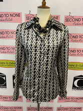 Cargar imagen en el visor de la galería, Chain Link Print Blouse (Size 10)
