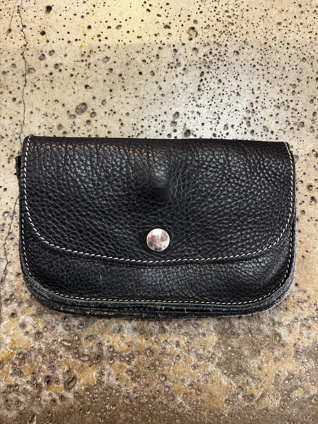 Roots Leather Money Pouch