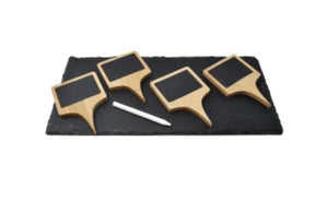 Slate Cheese Board With Chalkboard Markers
