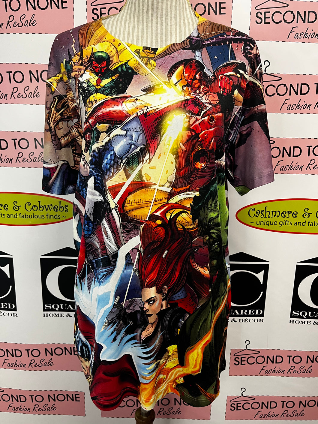 Marvel Avengers Tee (Size L-Unisex)