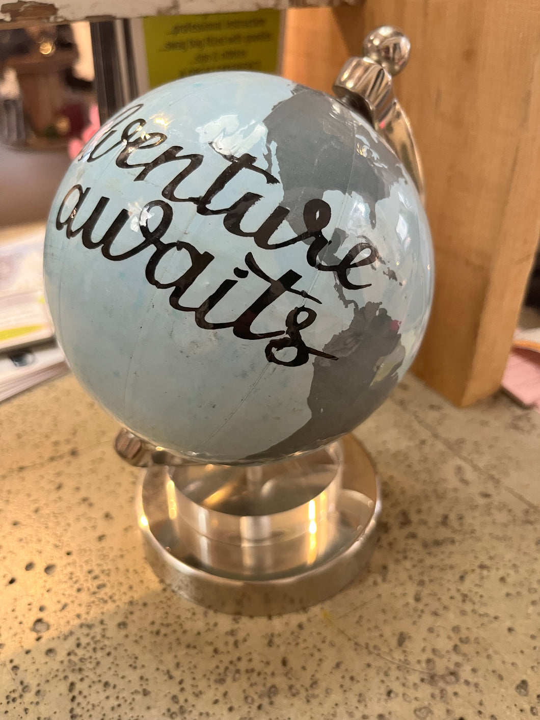 Adventure Awaits Small Globe