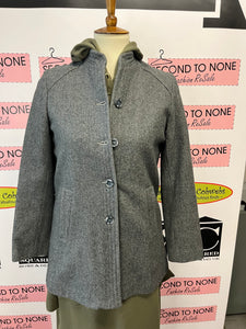 Grey Pea Coat (Size S)