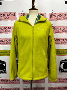 Columbia Neon Green Sweater (Size M)