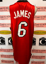 Load image into Gallery viewer, *Authentic* Adidas Lebron James #6 Miami Heat Jersey (Size L-Mens)
